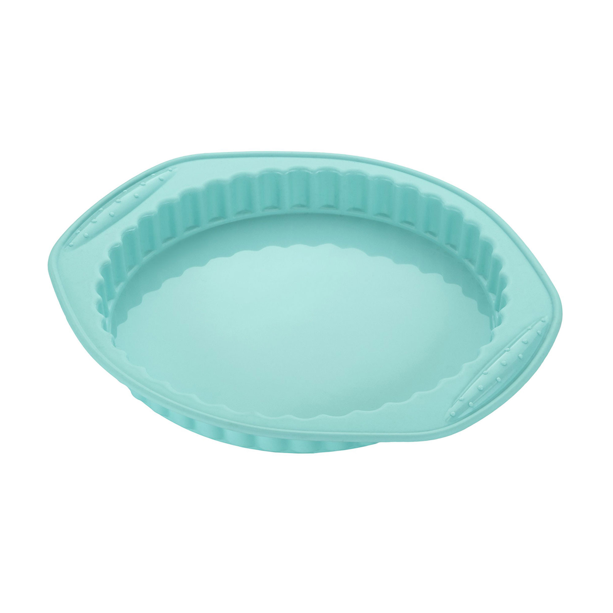 Форма для випікання Ardesto Tasty Baking кругла, блакитна, силіконова, 30.5*3*27 см (AR2320T)